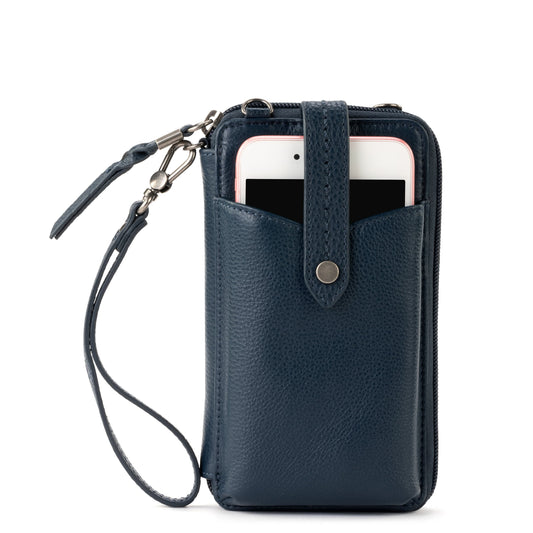 Silverlake Smartphone Wallet - Leather - Indigo