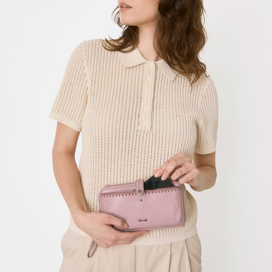 Iris Smartphone Wallet - Leather - Rosewood