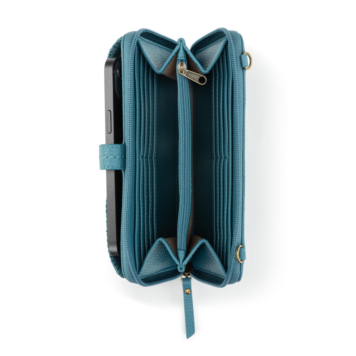 Iris Smartphone Wallet - Leather - Lagoon