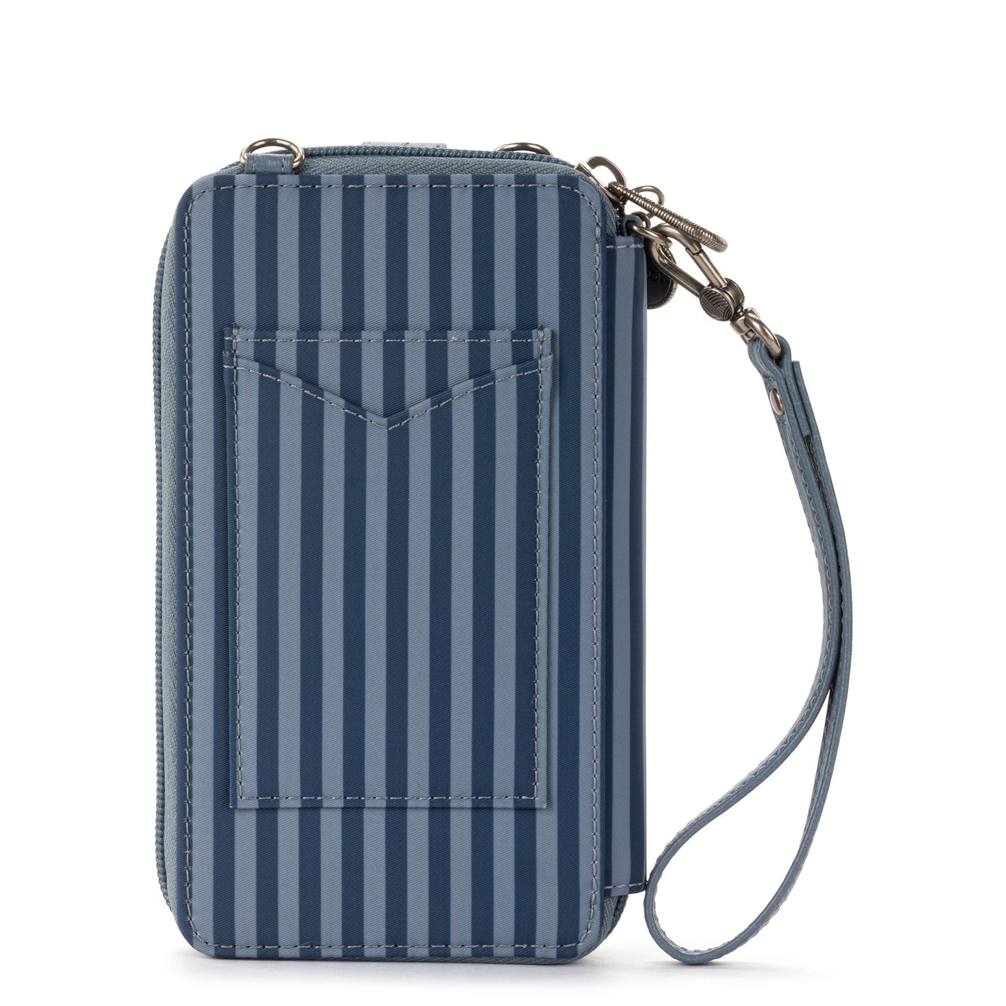 Salinas Smartphone Wallet - EcoTwill - Vintage Multi Stripe Diamond Quilted