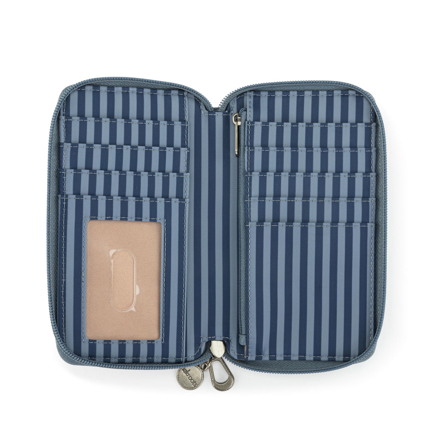 Salinas Smartphone Wallet - EcoTwill - Vintage Multi Stripe Diamond Quilted