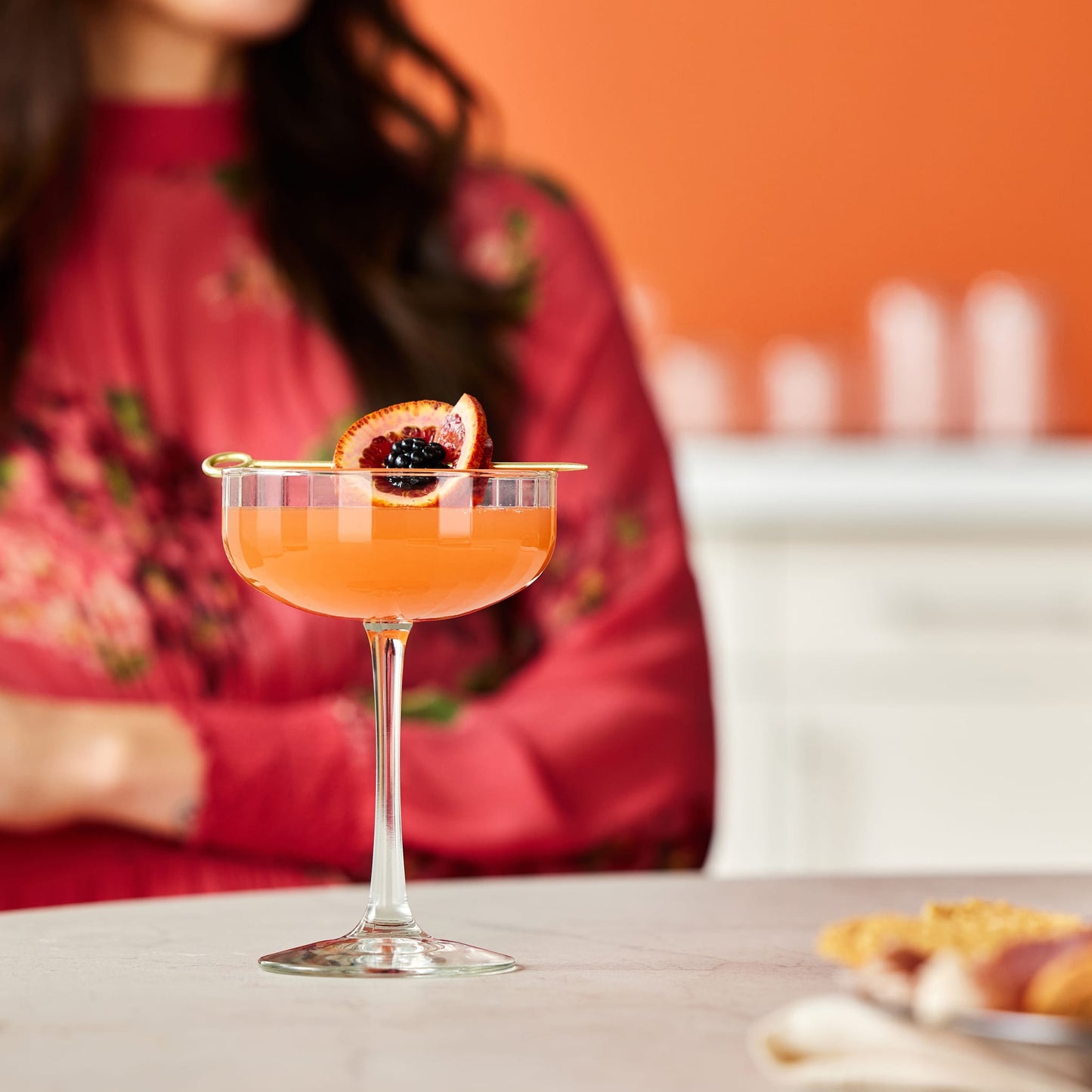 Libbey Paneled Coupe Cocktail Glasses, 8.5 ounce, Set of 4