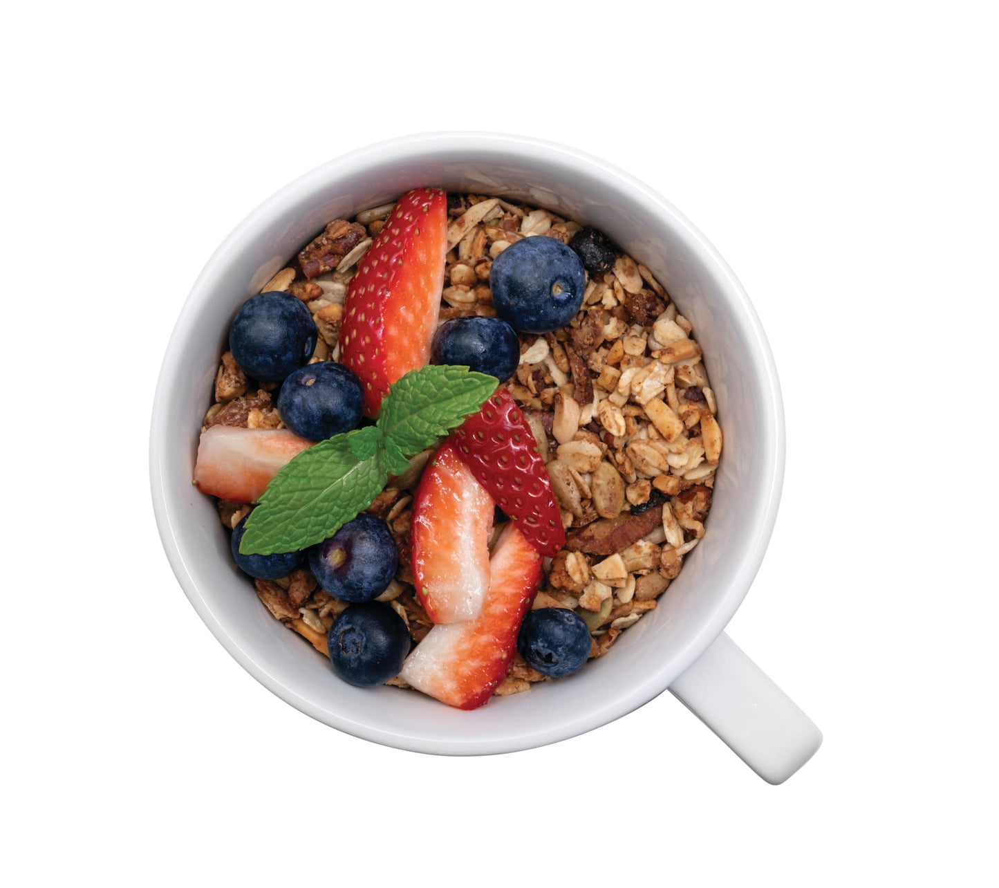 Libbey Austin 17.5 ounce Large Porcelain Coffee Mug, Set of 4, Himalayan Salt Pink