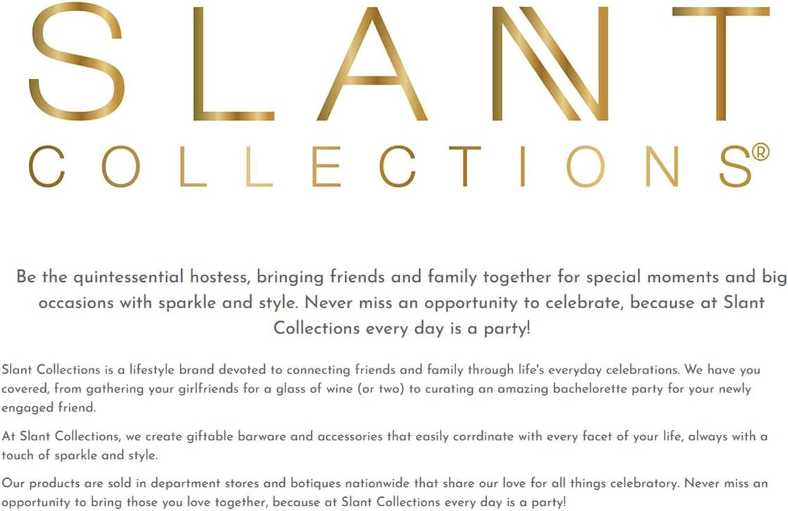 Creative Brands Slant CollectionsGlass Coffee/Tea Mug, 12-Ounce, Buzzing Bees (10-04859-267)