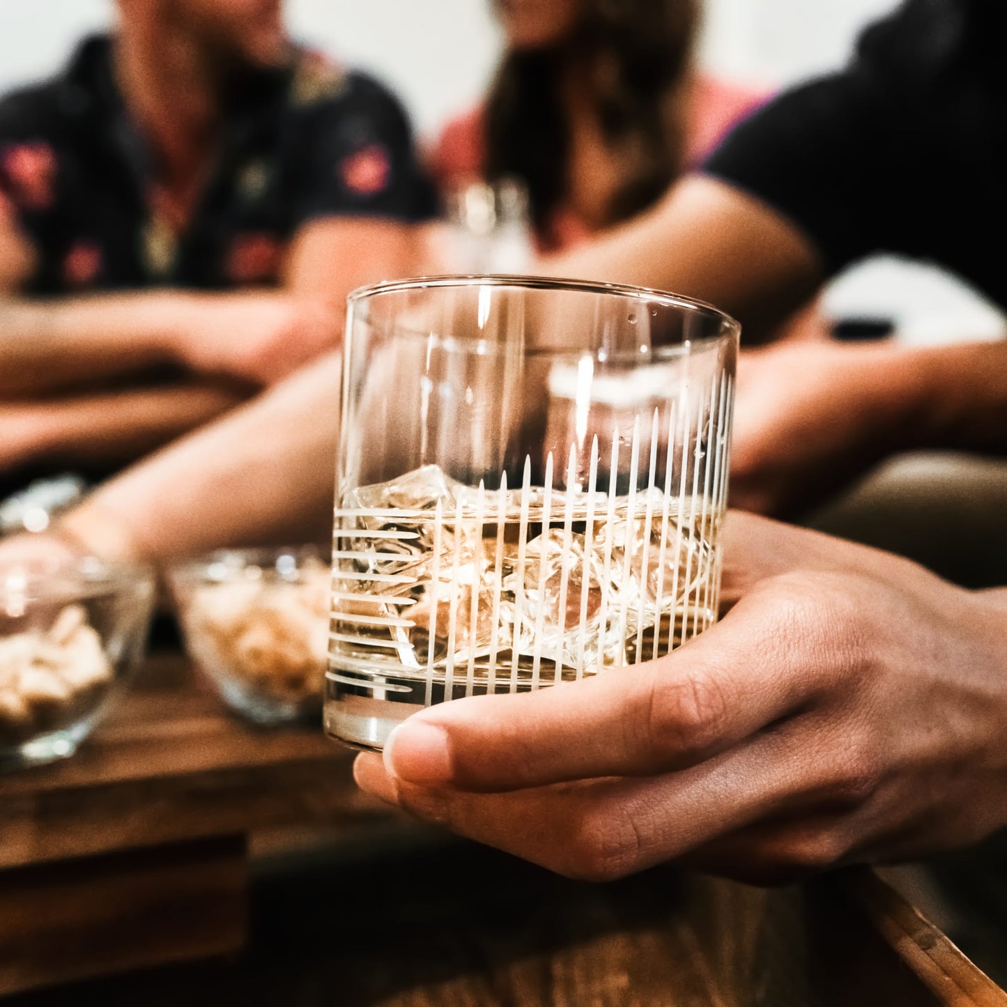 Libbey Cut Cocktails Passage Rocks Glasses, 11 ounce, Set of 4