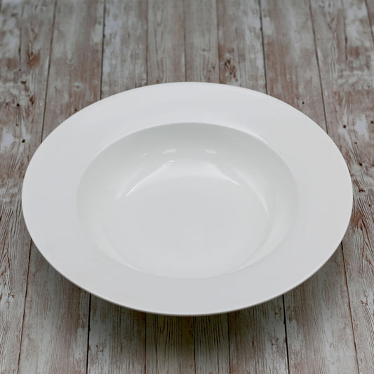 Set Of 3 White Deep Plate 12" inch | 30.5 Cm 37 Oz | 1100 Ml