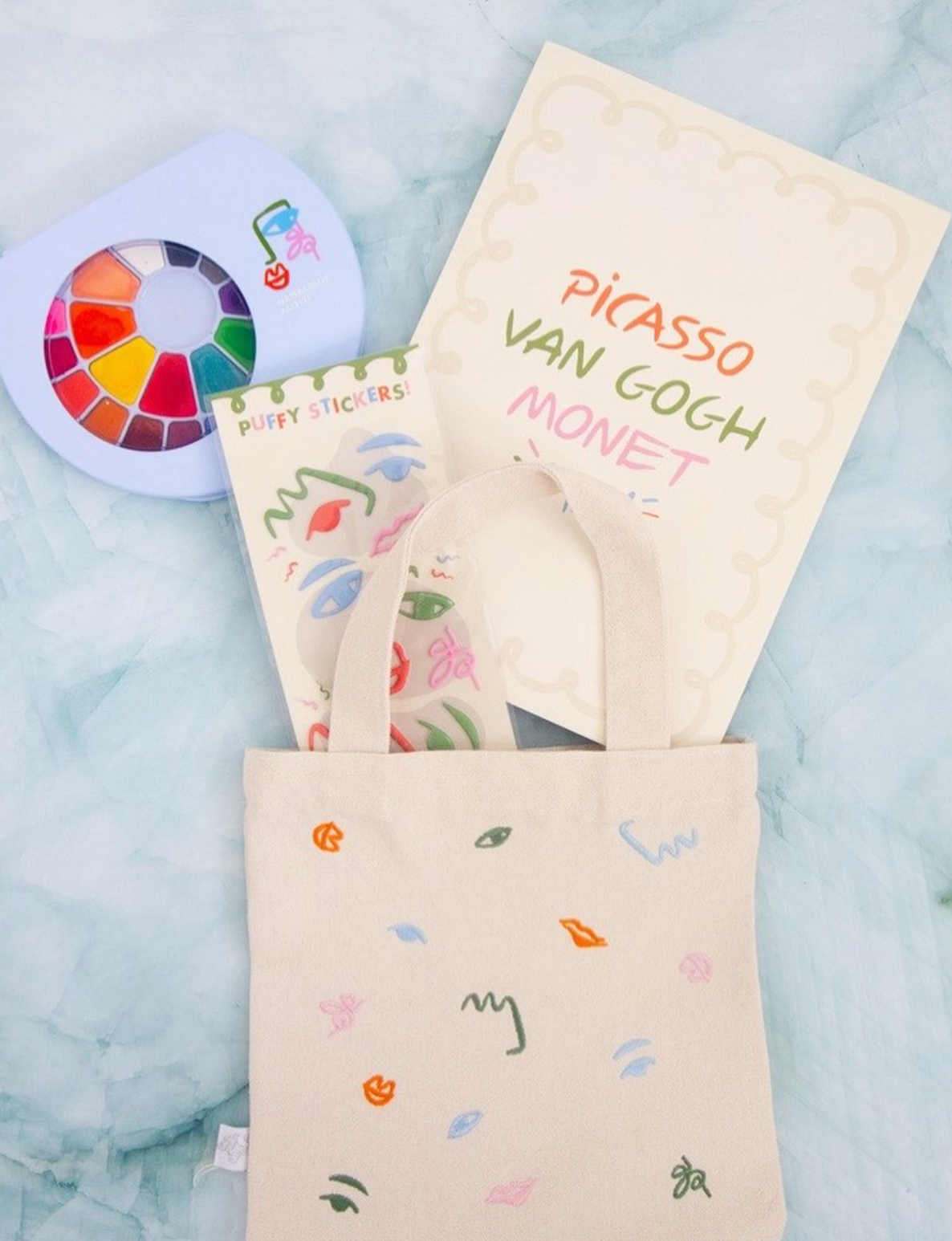 Art Party Puffy Stickers