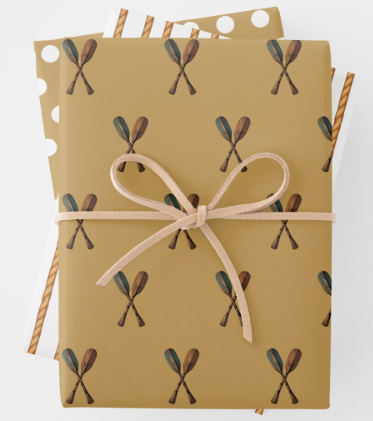 Cottage - Vintage Oars, Rope Stripe and Khaki Polka Dots