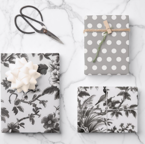 Cottage - Chinoiserie Toile (Charcoal)