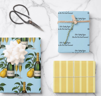 Let's Spritz II Wrapping Paper