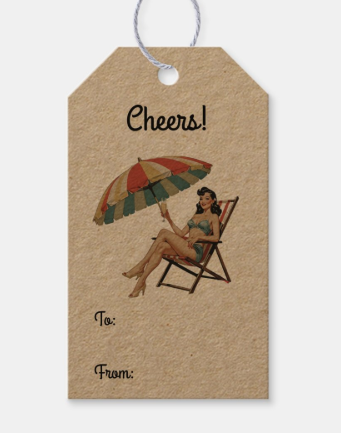 Cheers!  Gift Tag - Aperol Spritz Recipe