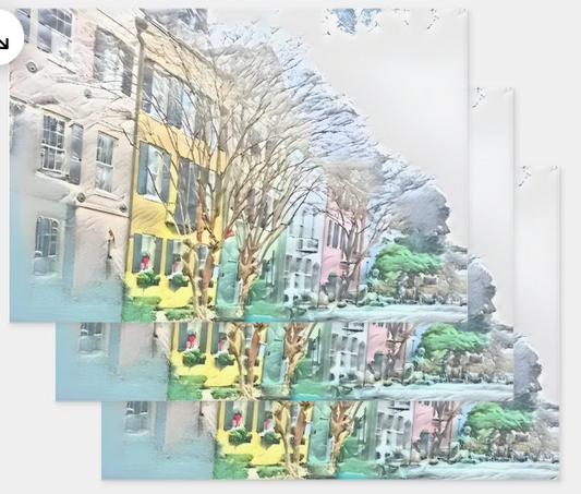 Rainbow Row Gift Wrap