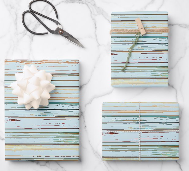 Rainbow Row Porch Ceiling Rustic Stripe