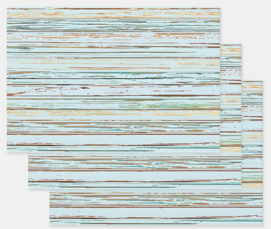 Rainbow Row Porch Ceiling Rustic Stripe