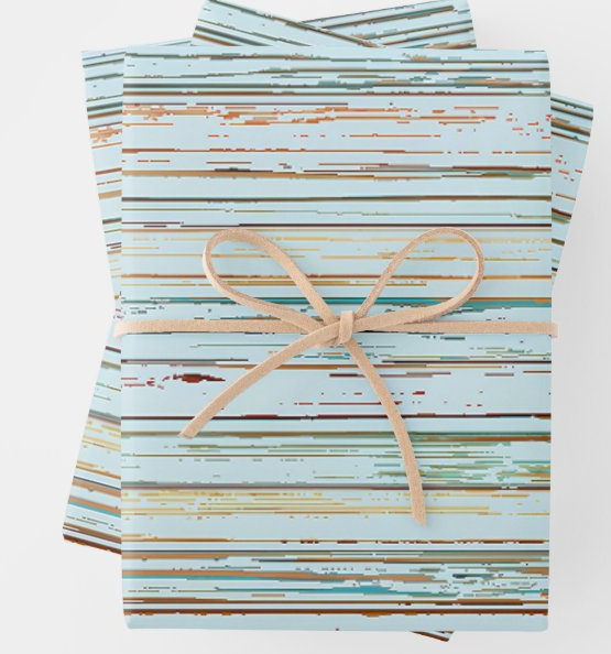 Rainbow Row Porch Ceiling Rustic Stripe