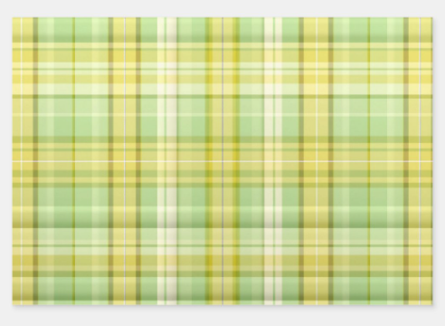 Rainbow Row Collection (Butter Yellow, Green/Blue and Blue/Pink Plaid Wrapping Paper)