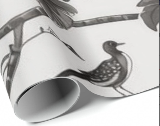 Cottage - Chinoiserie Toile (Charcoal)