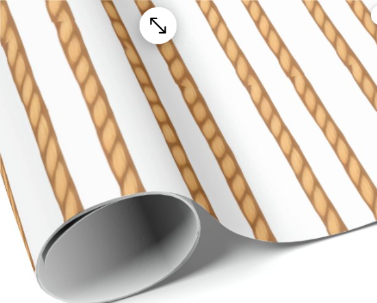 Cottage - Vintage Oars, Rope Stripe and Khaki Polka Dots