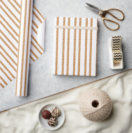 Cottage - Vintage Oars, Rope Stripe and Khaki Polka Dots