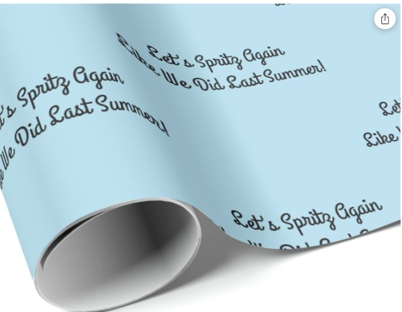 Let's Spritz I Wrapping Paper