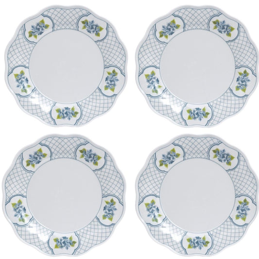 Blue Hydrangea Melamine Dinnerware Collection