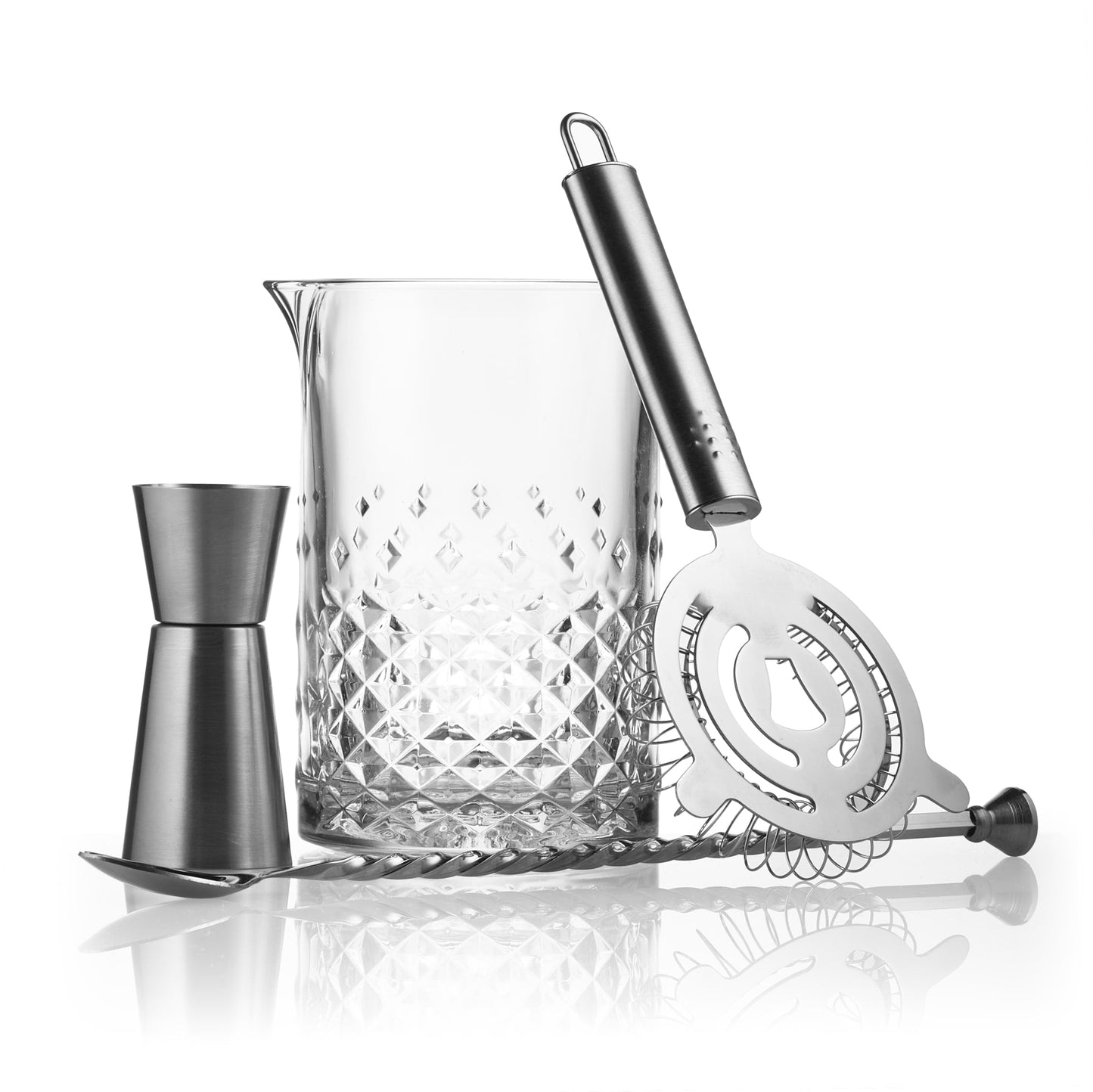 Libbey Classic Cocktail Carats 4 Piece Bar Mixing Set