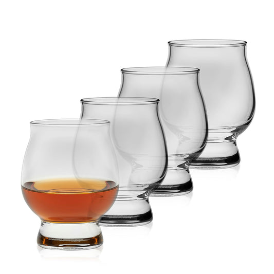 Libbey Signature Kentucky Bourbon Trail Whiskey Glasses, 8 ounce, Set of 4