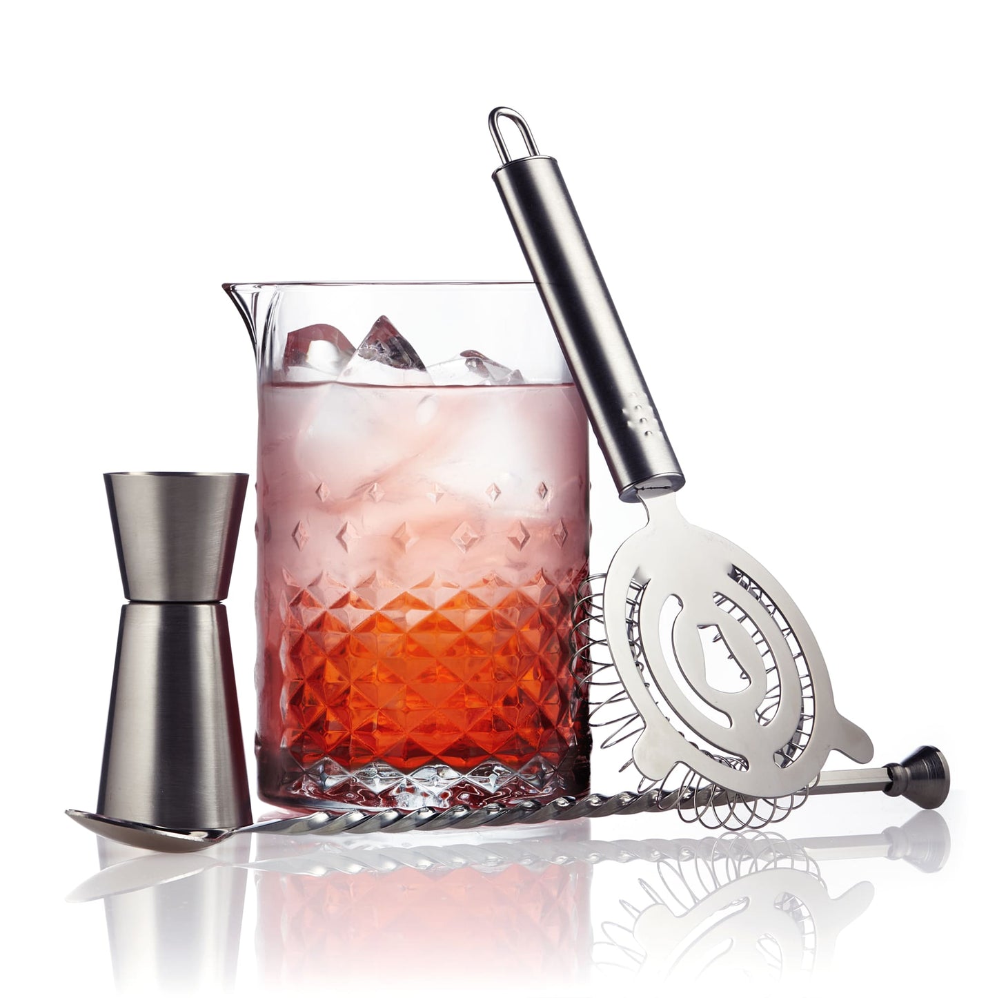 Libbey Classic Cocktail Carats 4 Piece Bar Mixing Set