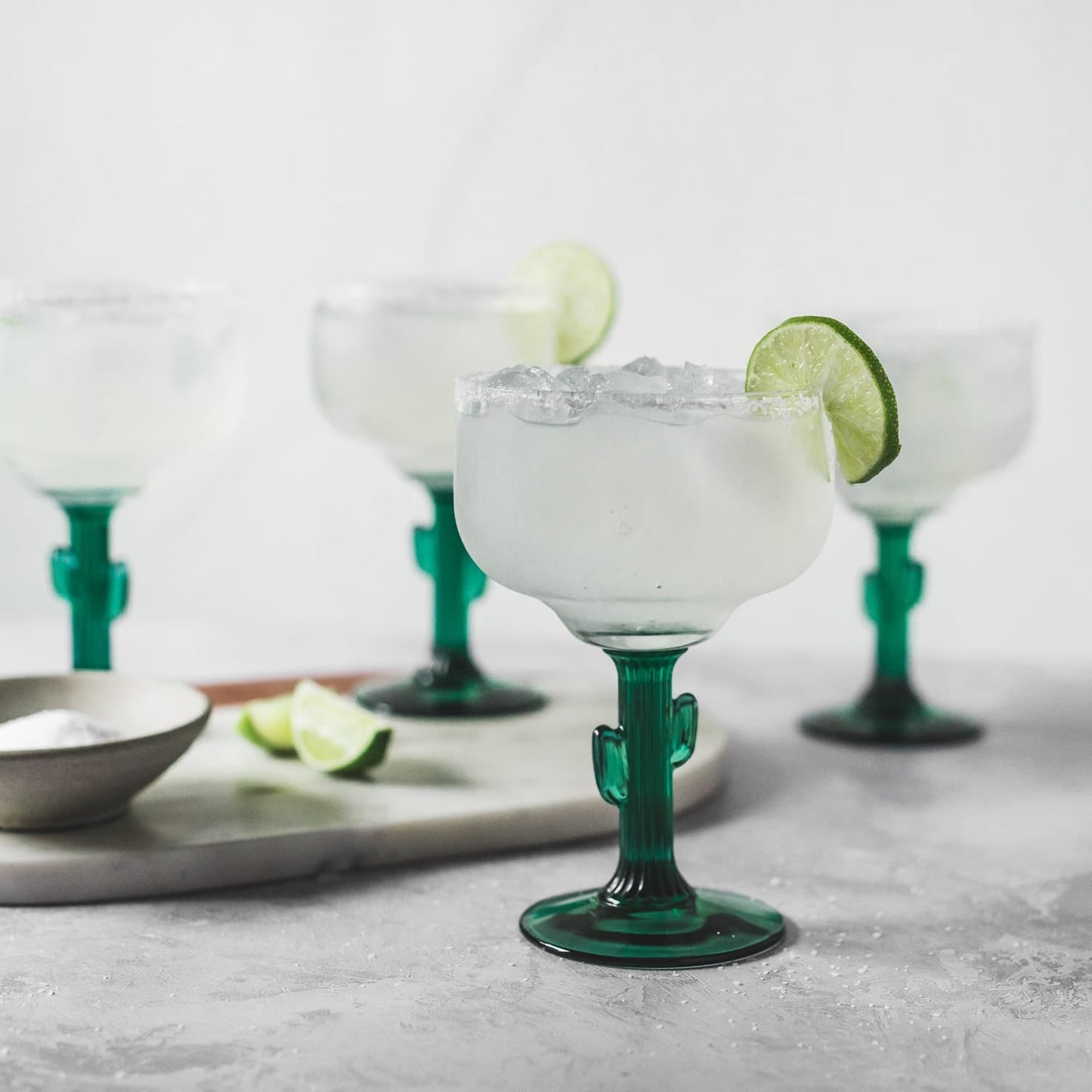 Libbey Cactus Margarita Glasses, 16 ounce, Set of 4