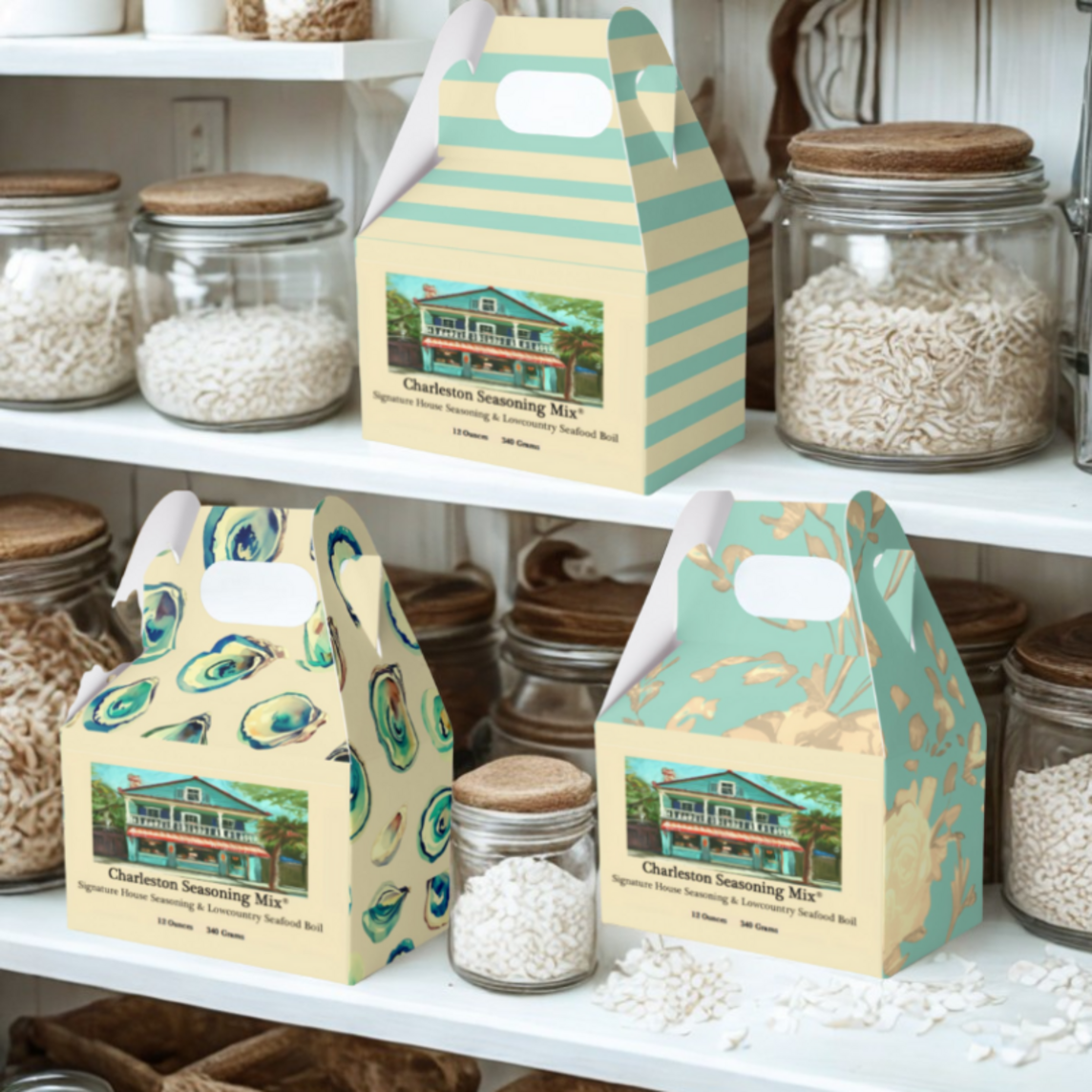 Charleston Seasoning Mix® - Signature House Seasoning + Lowcountry Seafood Boil - Boxed Set