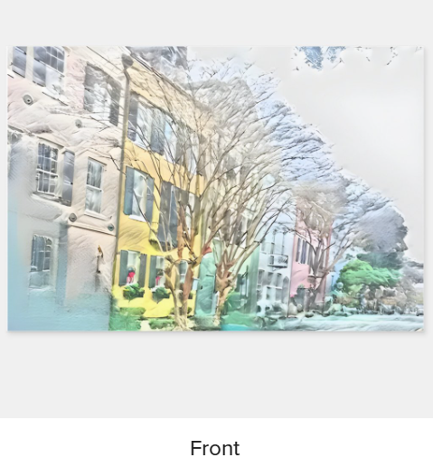 Rainbow Row Gift Wrap