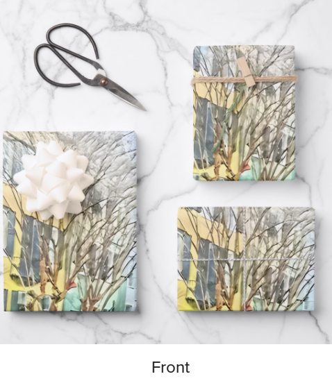 Rainbow Row Gift Wrap