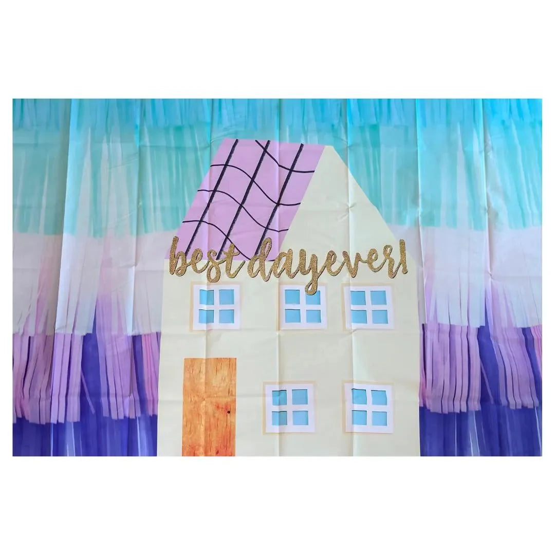 Best Day Ever Balloon Garland & Backdrop Set – 5x7 Ft Party Kit