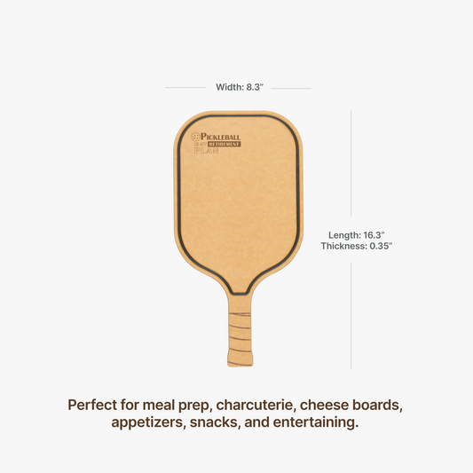 Pickleball Charcuterie Cutting Board -"Pickleball is My RETIREMENT Plan"