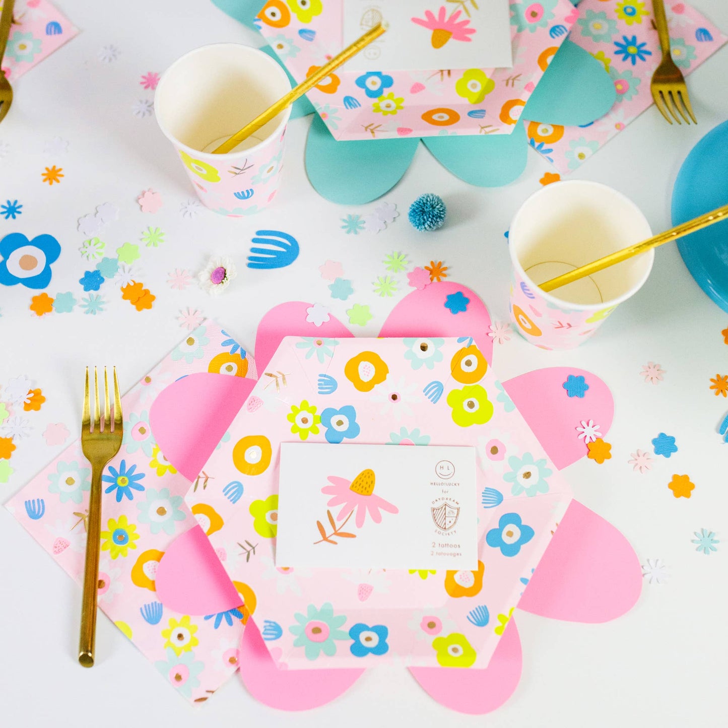 Floral Paper Napkins