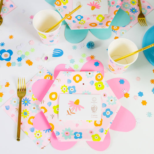 Floral Paper Plates