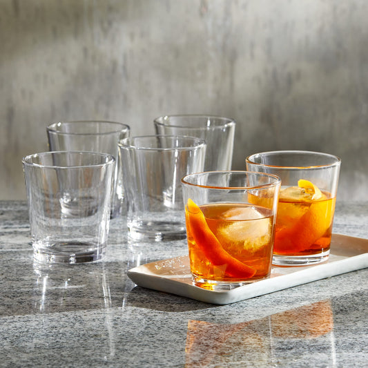 Libbey Bar Essentials Double Old Fashioned Glasses, 12 ounce, Set of 6
