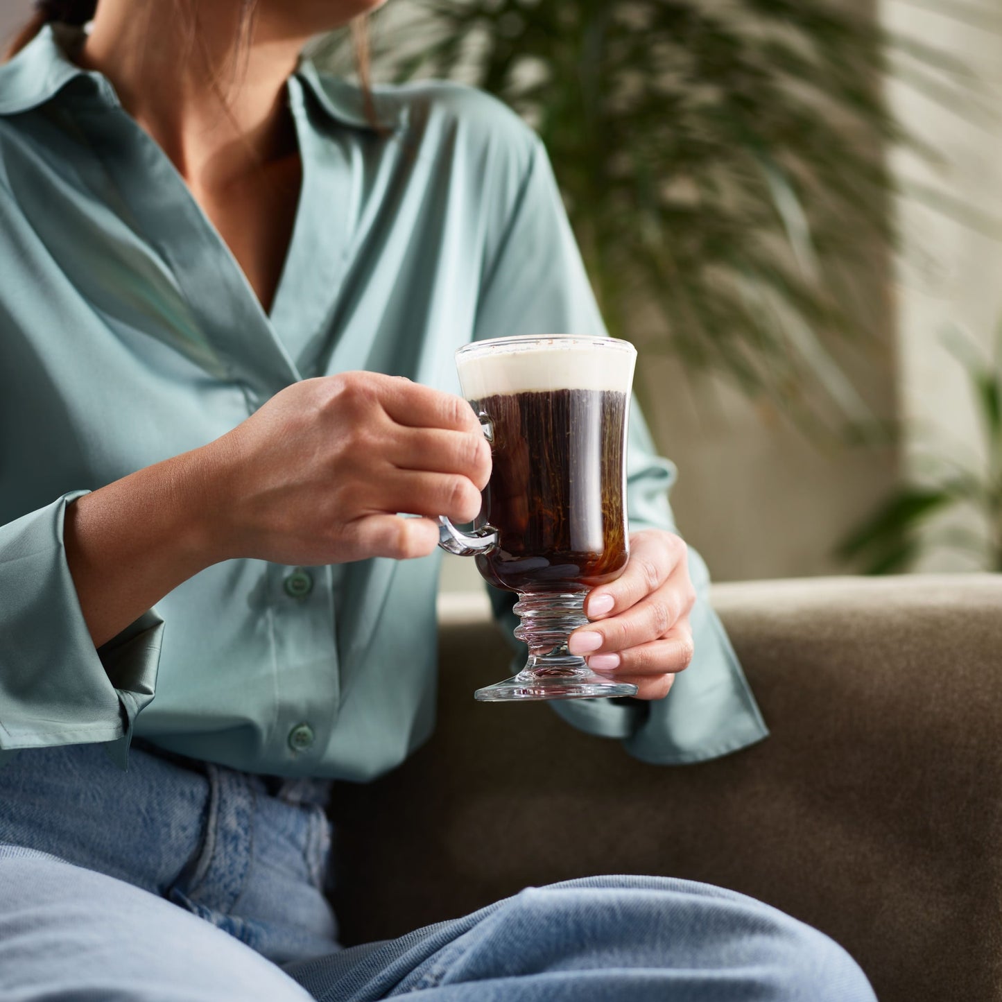 Libbey Irish Coffee Mug Glasses, 8.5 ounce, Set of 4