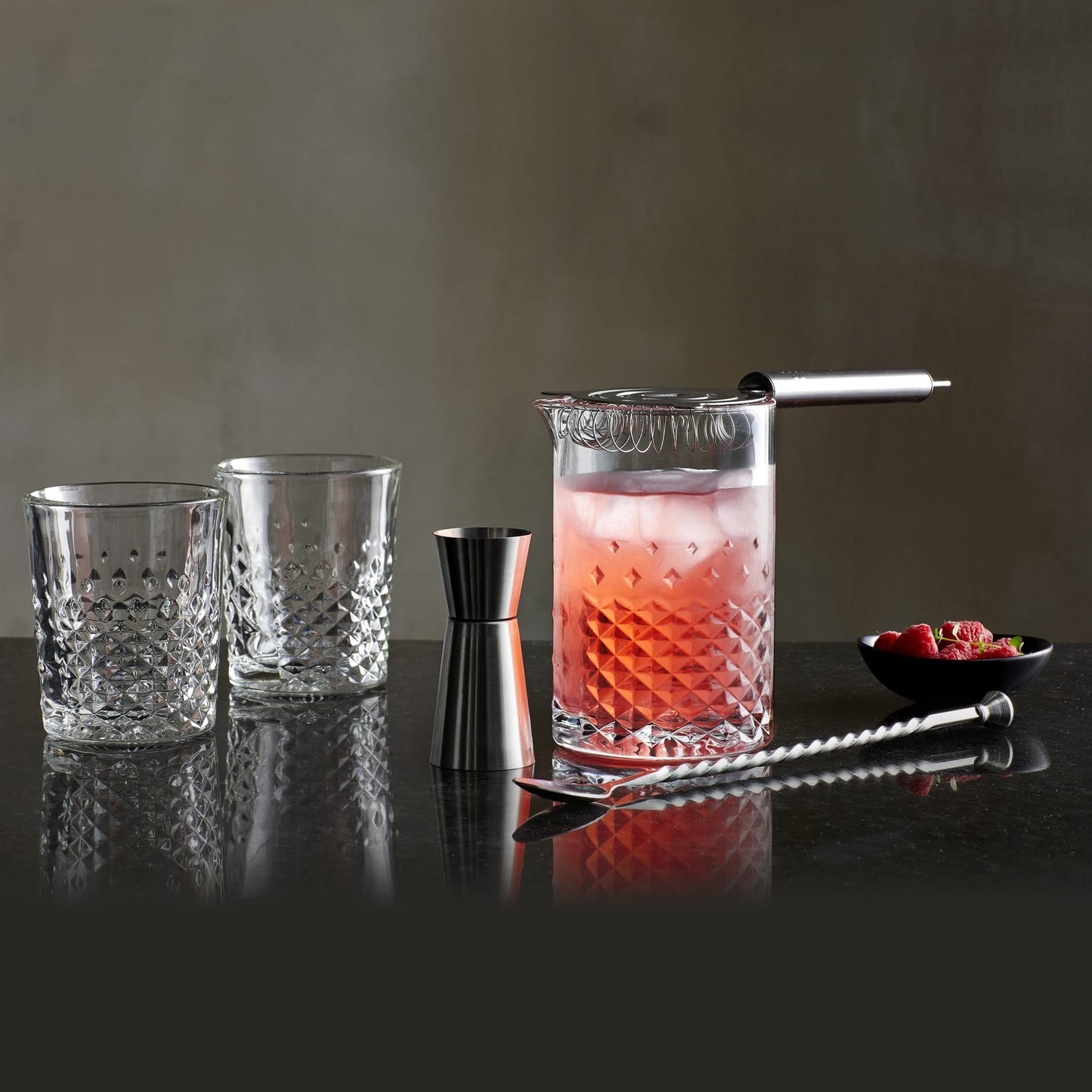 Libbey Classic Cocktail Carats 4 Piece Bar Mixing Set