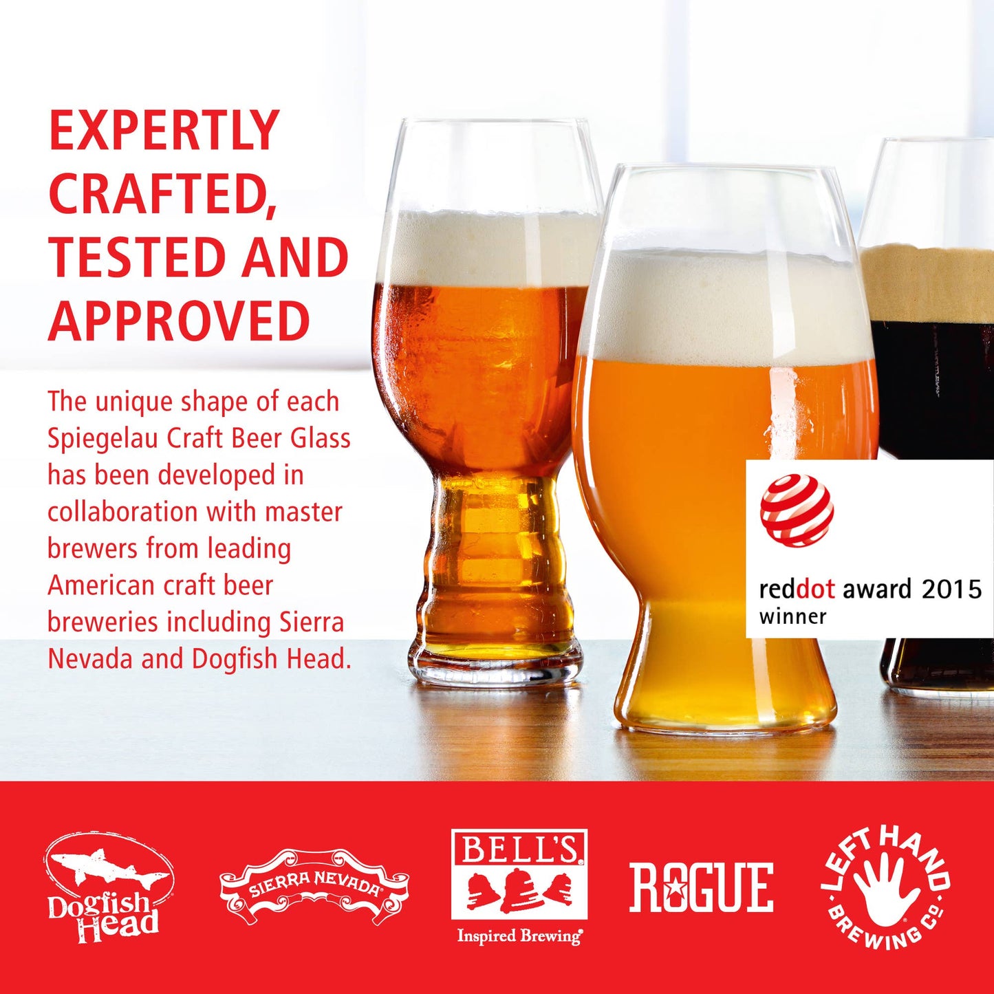 Spiegelau Craft Beer - Crystal Barrel-Aged Beer Glasses - Set of 2