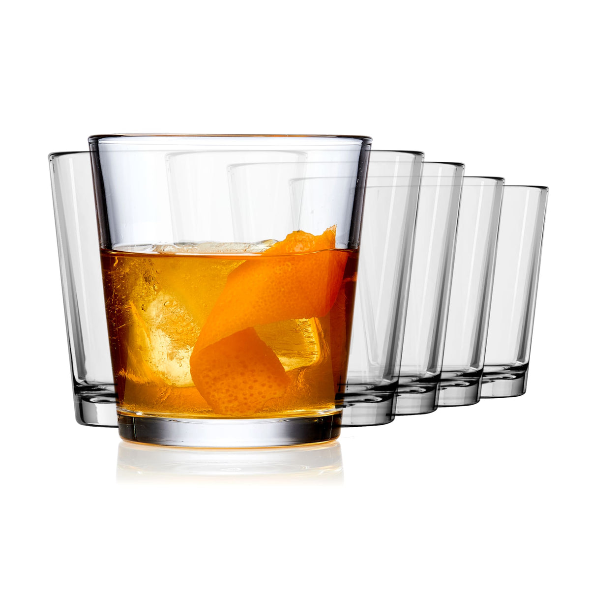 Libbey Bar Essentials Double Old Fashioned Glasses, 12 ounce, Set of 6