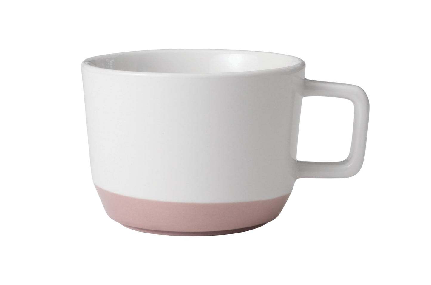 Libbey Austin 17.5 ounce Large Porcelain Coffee Mug, Set of 4, Himalayan Salt Pink