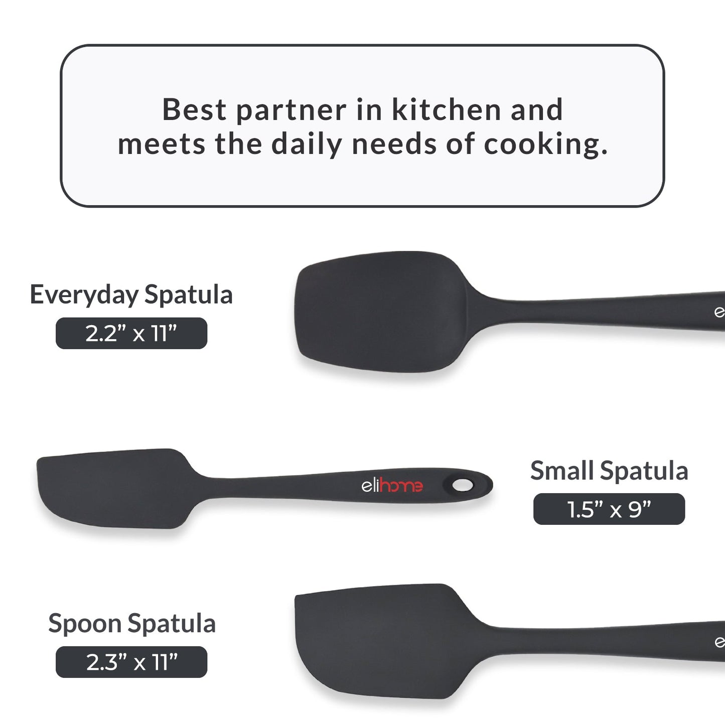 Elihome Classic Spatula  - 11" L x 2.2" W