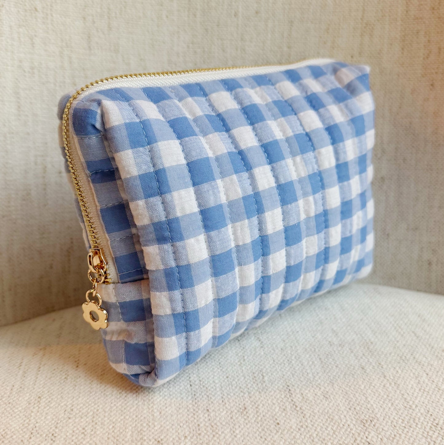 Color Parade Gingham Cosmetic Case