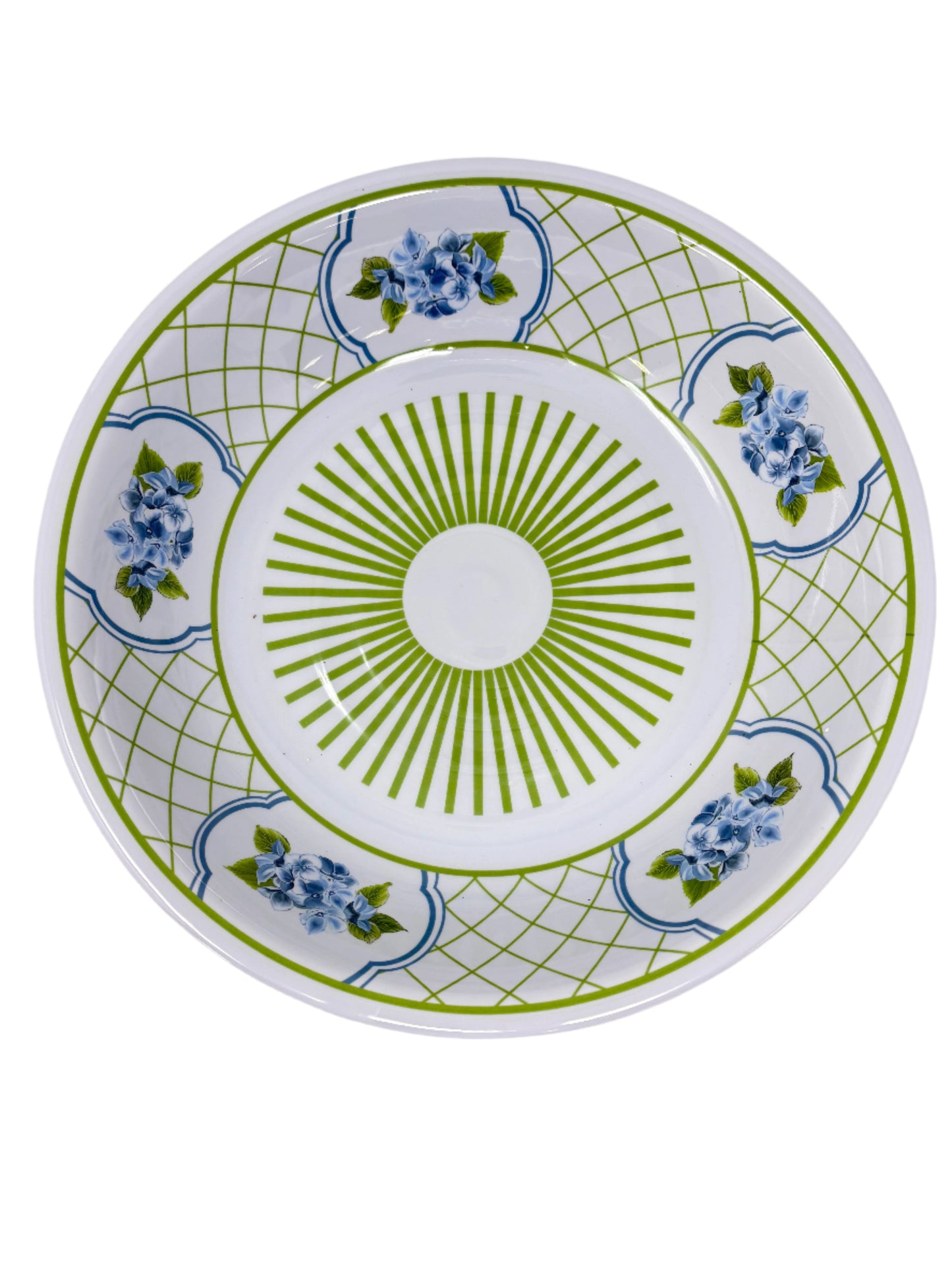 Green Hydrangea Melamine Dinnerware Collection