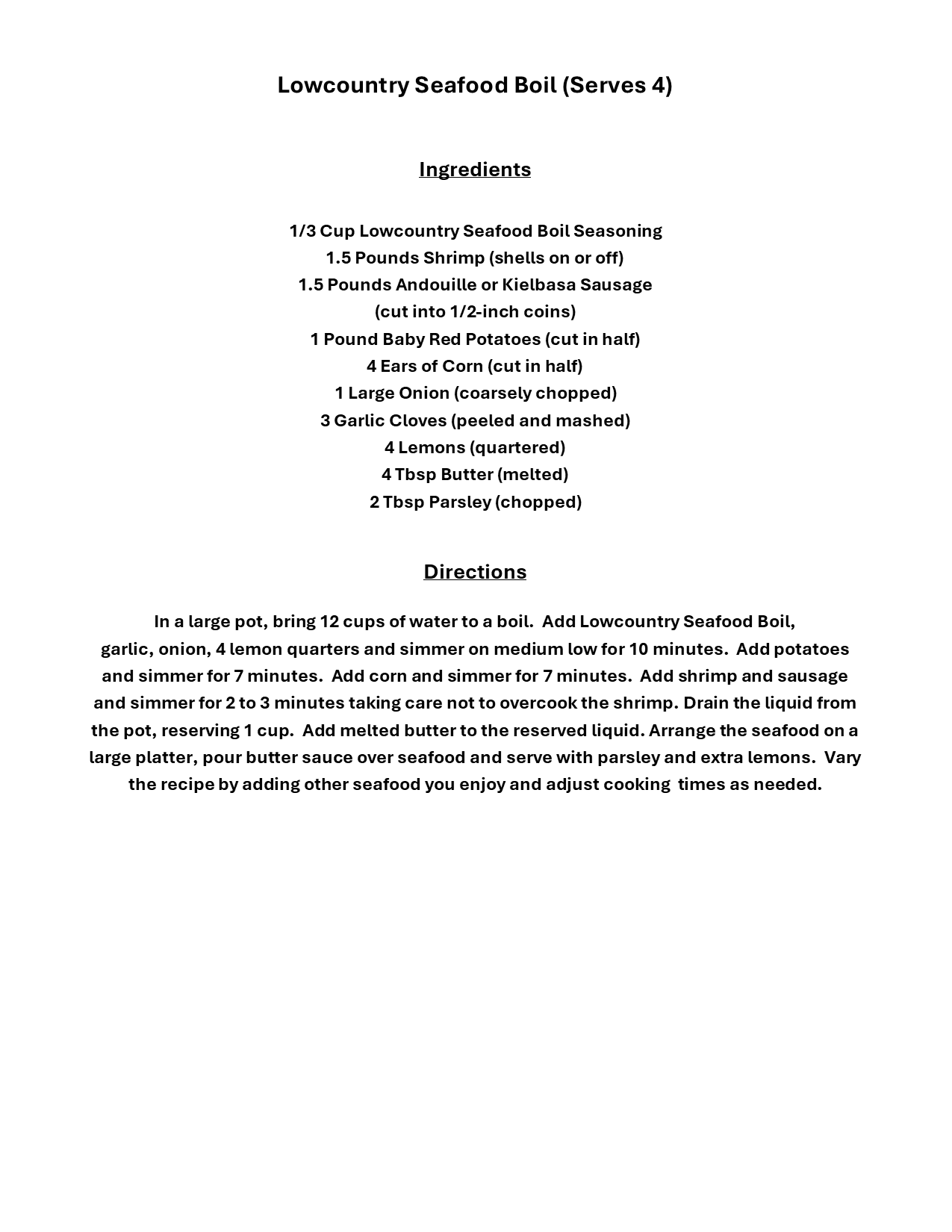 Charleston Seasoning Mix Lowcountry Seafood Boil, Traditional Southern Spice Blend for Seafood, 1 Jar