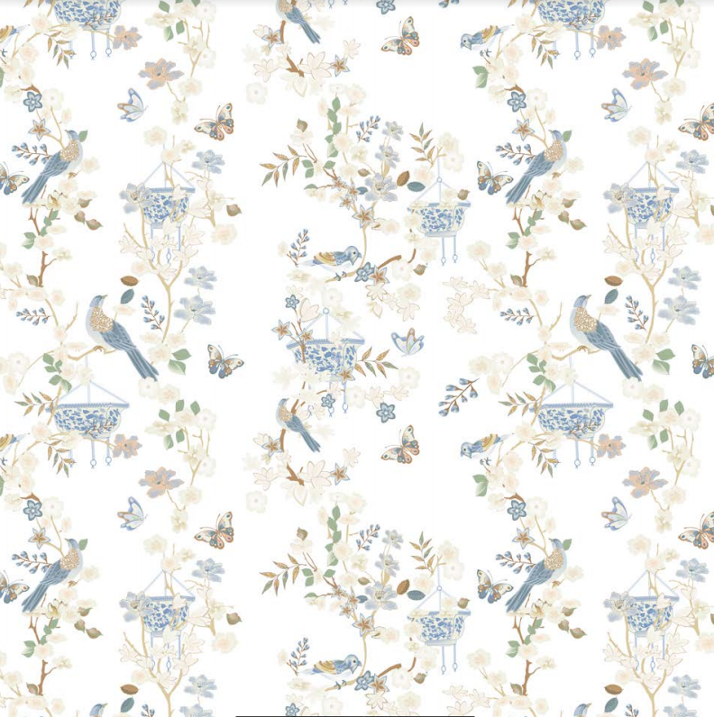 Ivory Chinoiserie Gift Wrap
