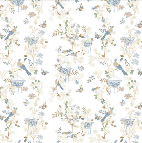 Ivory Chinoiserie Gift Wrap