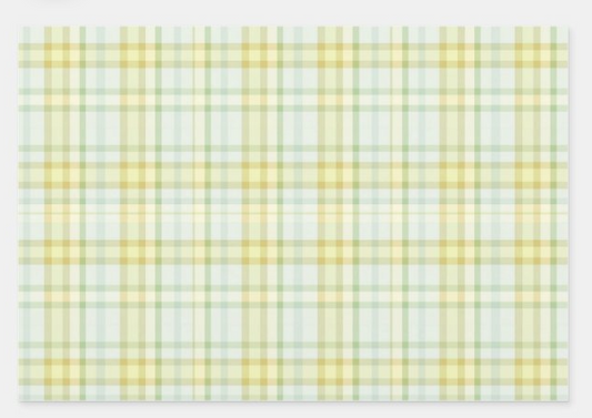 Rainbow Row Pastel Blue Plaid Wrapping Paper