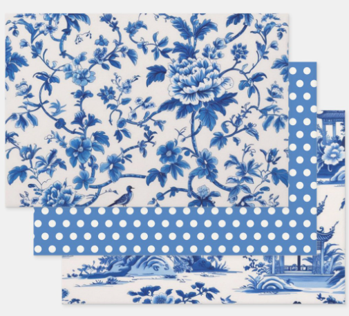 Cottage - Chinoiserie Toile (Blue)